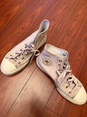 Converse Women's High Top Sneakers in Pastel Lavender
